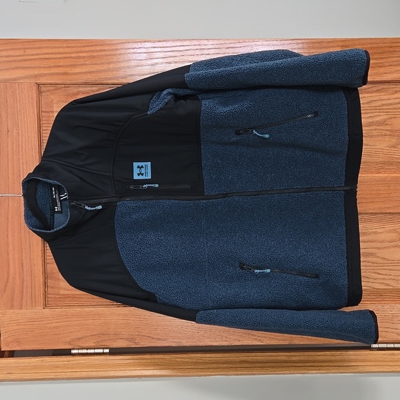 Under Armour Loose Fitting Mission Mens Boucle Swacket size XL - Picture 3 of 11